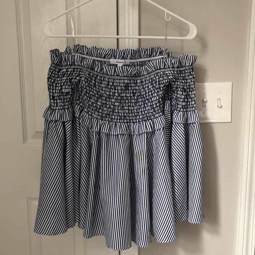 Off the shoulder shirt